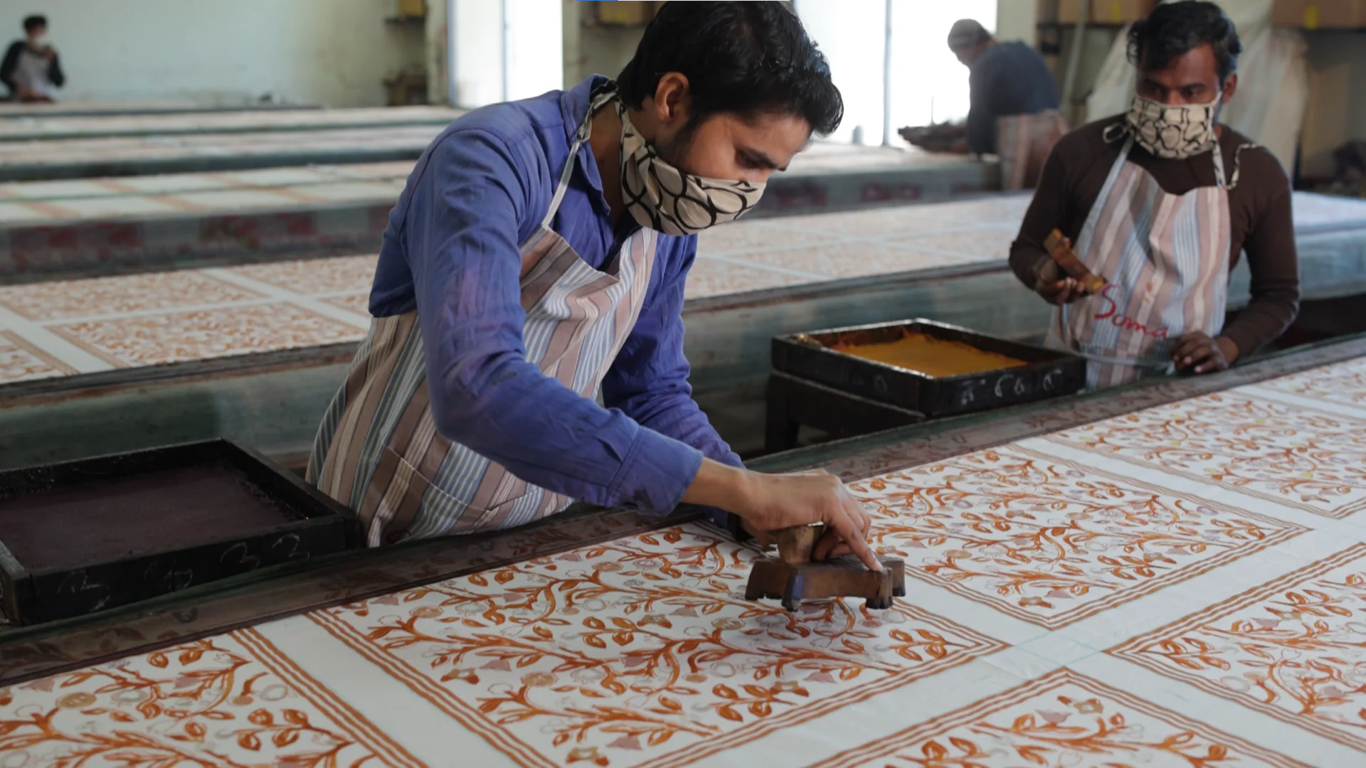 How Hand Block Printed Home Furnishings Are Made